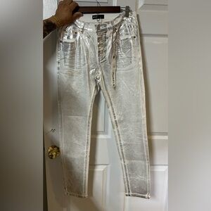 Men's Silver Jeans